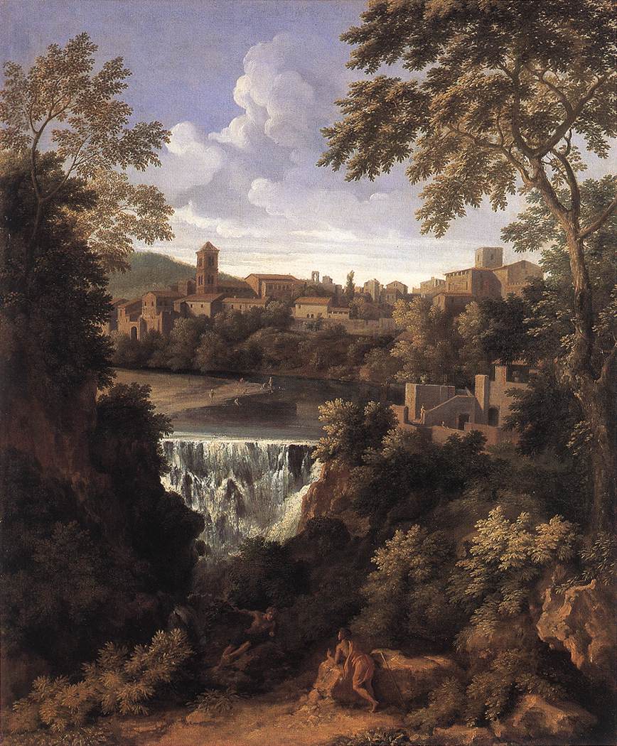 DUGHET, Gaspard The Falls of Tivoli dfg